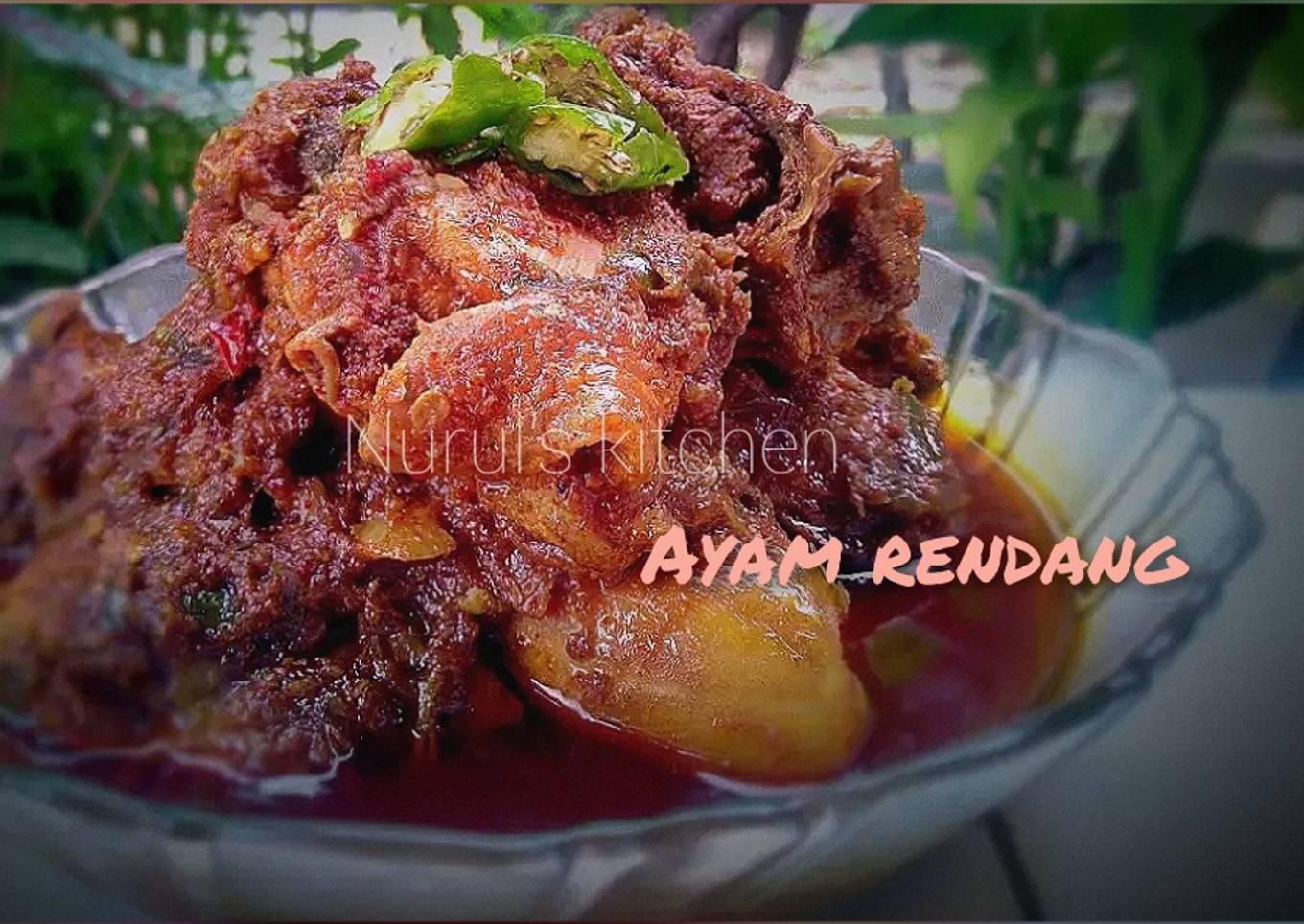 Ayam rendang ala anak kos