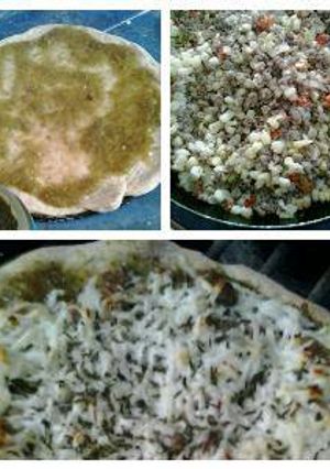 Una foto de Pizza Verde o Pizza Taco