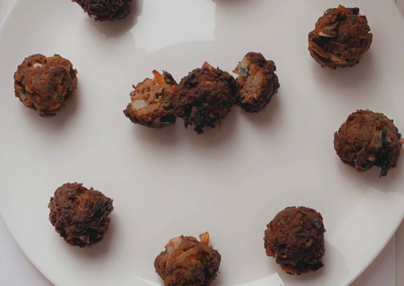 Boulette de viande haché aux légumes