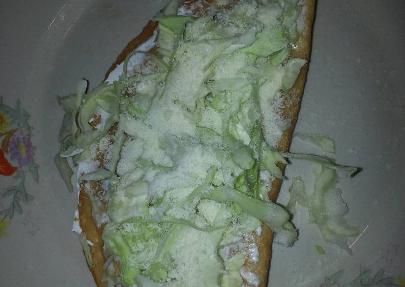 Quesadillas cocidas en aceite