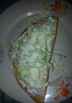 Una foto de Quesadillas cocidas en aceite