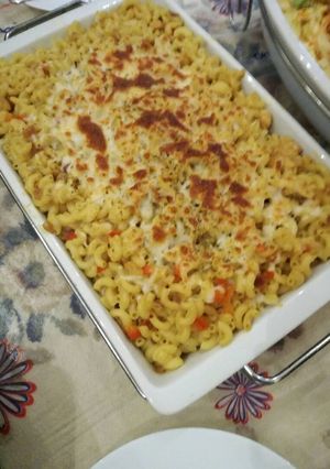 صورة لوصفة باستا بالدجاج و الكريمه