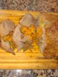 Carne rellena al horno