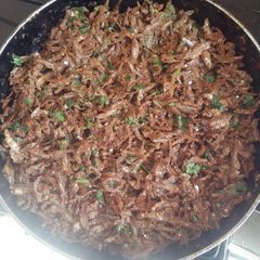 A picture of Fried omena#recipe marathon.