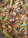 Tumis ikan peda tempe