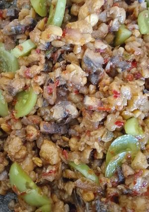 Foto resep Tumis ikan peda tempe