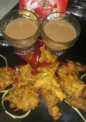 A picture of Crispy onion pakoray.