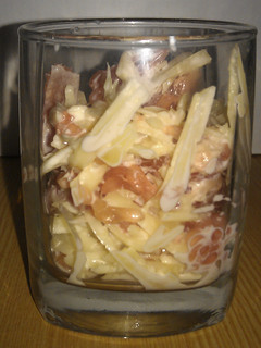 Una foto de Ensalada de toronja y queso