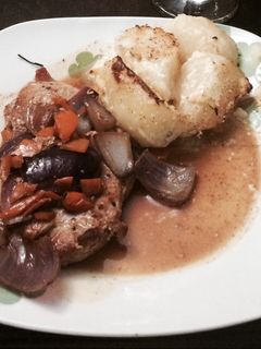 Una foto de Sirloin Steak y Papas Cream