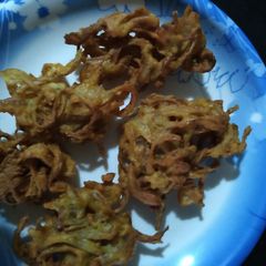 Onion fritters A picture of Onion fritters.