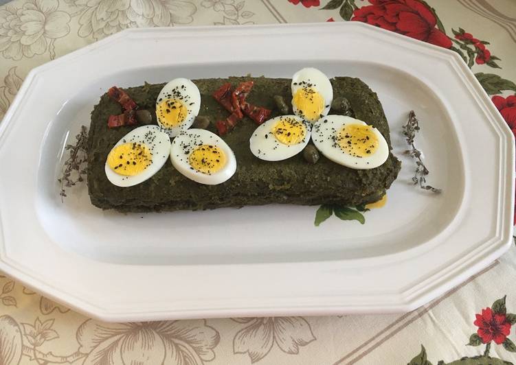 Farinfrittata agli spinaci