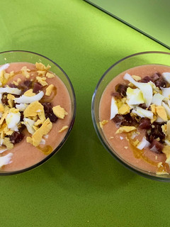 Una foto de Salmorejo