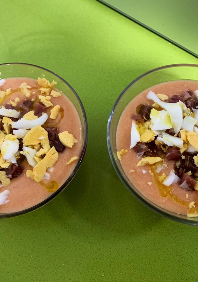 Una foto de Salmorejo