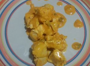 Una foto de Pollo estilo tikka masala con thermomix