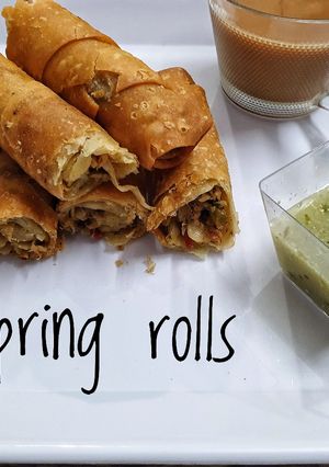 A picture of Spring Rolls.