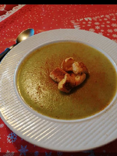 Una foto de Sopa crema de Brócoli