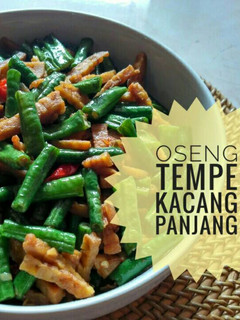 Foto resep Oseng Tempe Kacang Panjang #ketopad