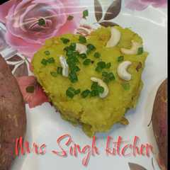 Sweet potato halwa 🍠/Pudding/ healthy sweet recipe ❤️ রেসিপির প্রধান ছবি