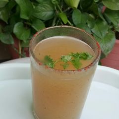 A picture of Mango panna / aam panna.