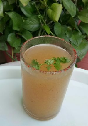 A picture of Mango panna / aam panna.