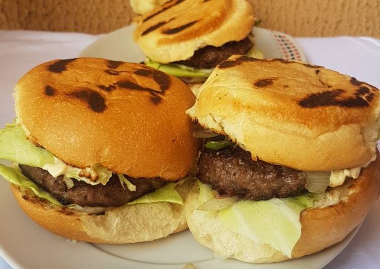 Easy Way to Cook Tasty Home made Beef burger