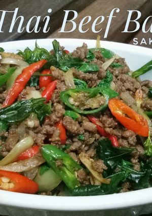 Foto resep Thai Beef Basil #FestivalResepAsia #Thailand #dagingcincang