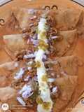 Enfrijoladas con Chorizo