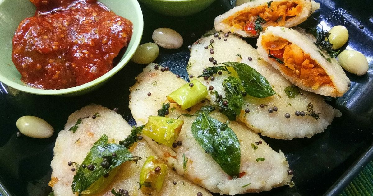 Tempered Stuffed Rice Recipe by Lekha Toraskar - Cookpad