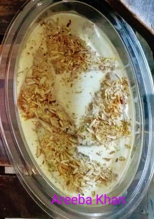 A picture of Shahi Tukra (Tukda).