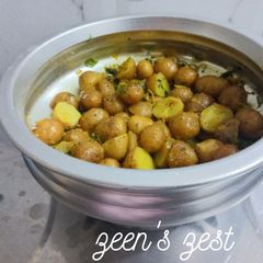 A picture of Aloo Masala with Baby Potatoes.