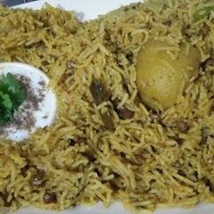 Saabit moong dal pulao A picture of Saabit moong dal pulao.