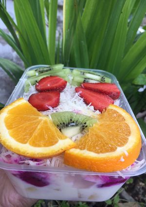 Foto resep Salad buah premium