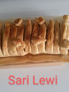 Una foto de Trenza de hojaldre en Horno microondas (4 ingredientes)