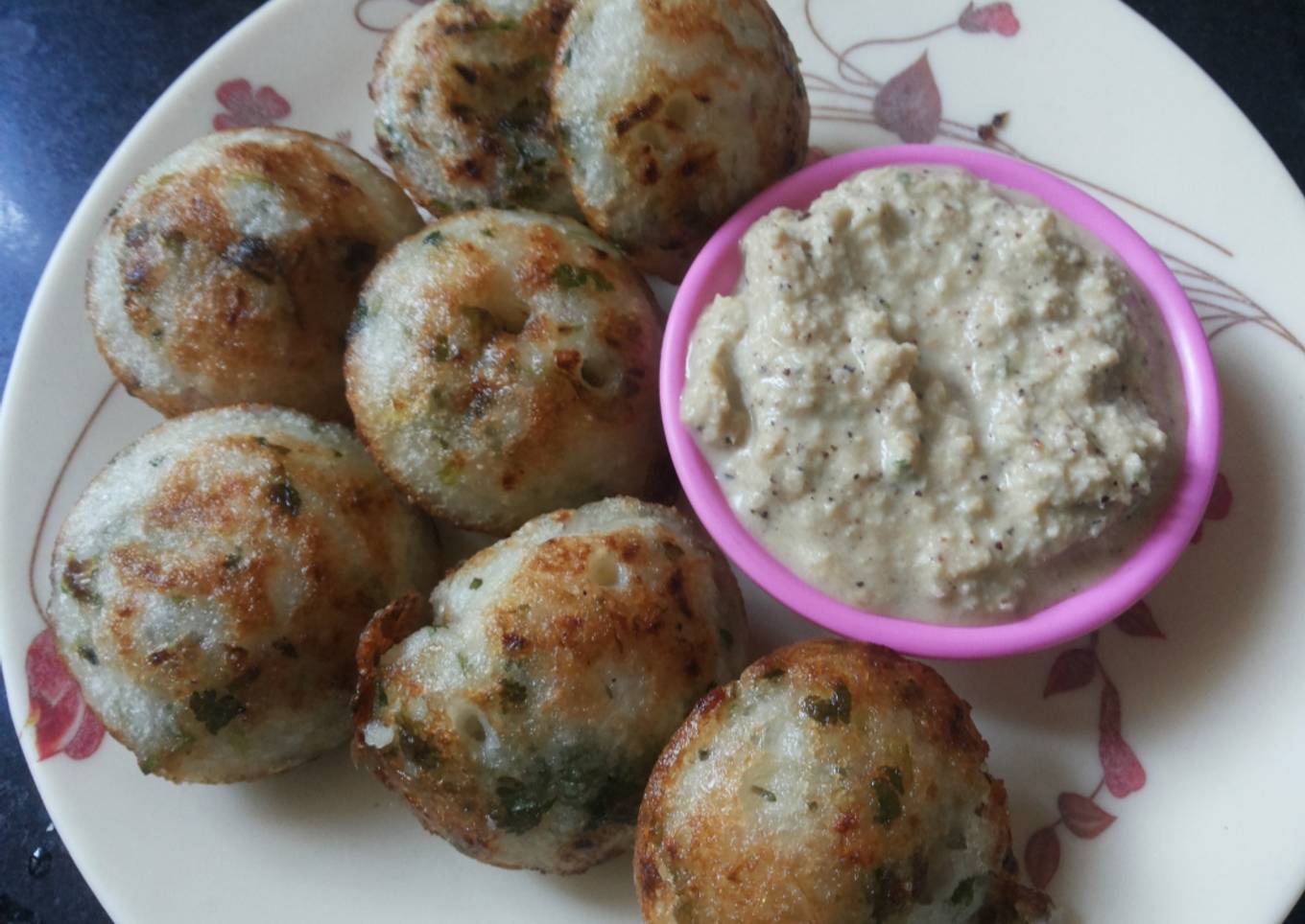 Appam with veggies is very healthy for kid