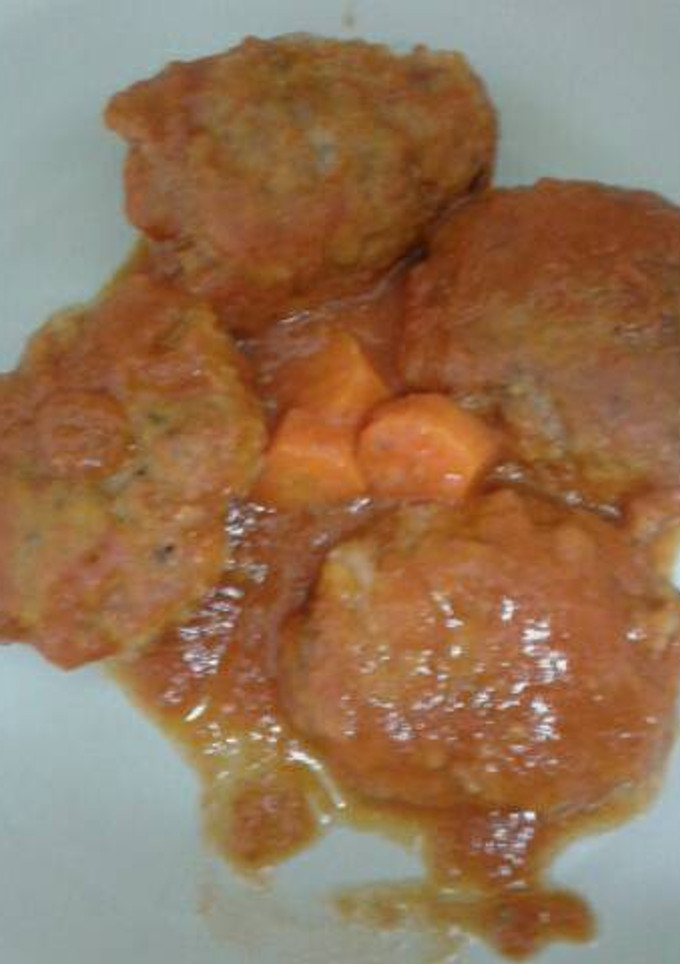 Una foto de Albóndigas en salsa de tomate 