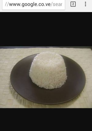 Una foto de Arroz blanco perfecto