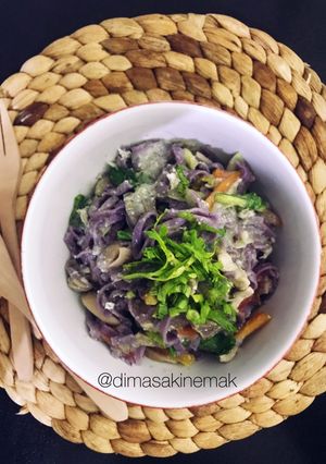 Foto resep Mie nyemek organik