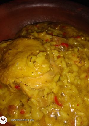 Una foto de Arroz con pollo