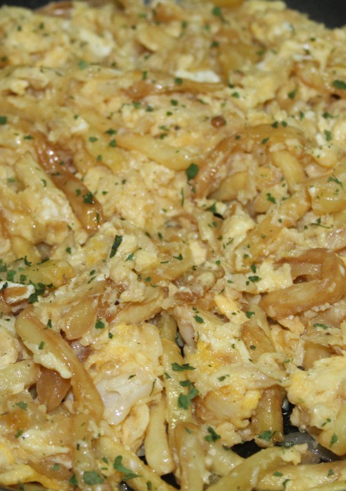 Una foto de Bacalao a Brás a mi manera