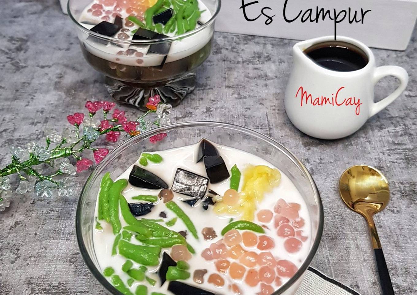 Es Campur (Cincau, Cendol, Tape n Biji Mutiara)