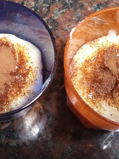 Una foto de Postre de vainilla casero