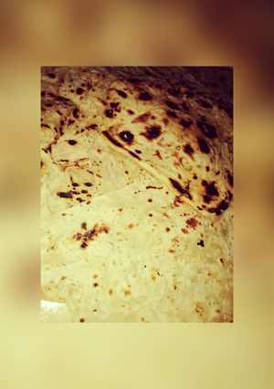 صورة لوصفة خبز على الصج