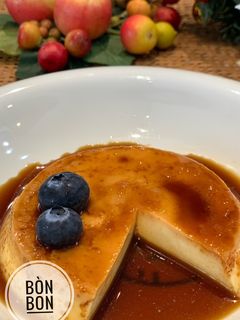 Hình của món Flan Sữa Tươi Nướng.