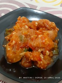 Foto resep Ayam Fillet Krispy Saus Manis Pedas