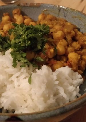 A picture of Chana Masala.