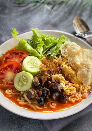 Foto resep Mie Rebus Ala Resto Padang