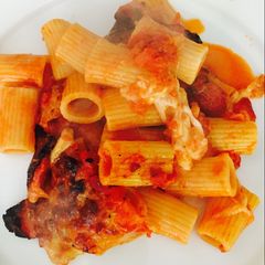 A picture of Simple pasta bake.