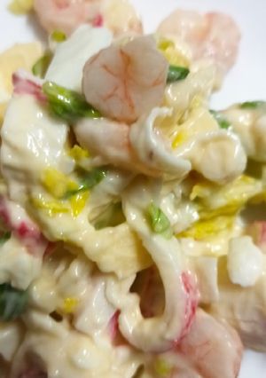 Una foto de Ensaladilla de marisco Pink Lady