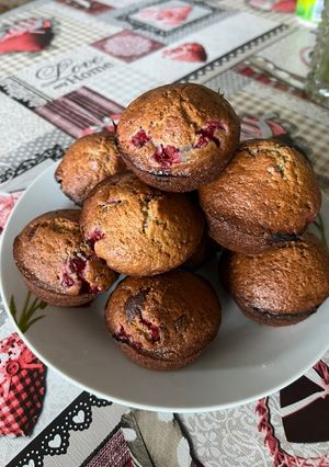 A picture of Red currant muffins.