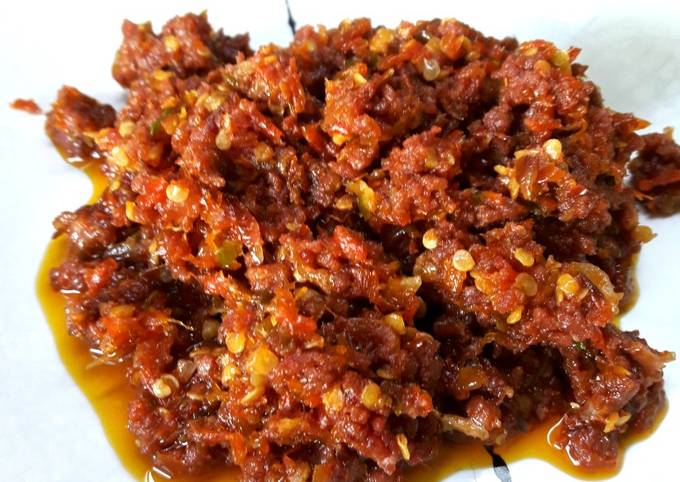 Beef Corned masak Rawit